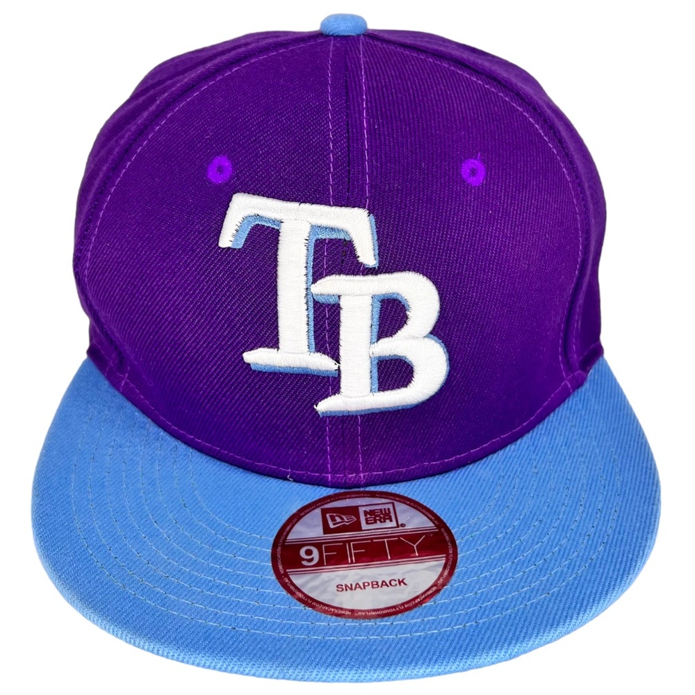 Tampa Bay Rays New Era Sky Blue & Purple Two-Tone 9Fifty Snapback Hat Cap